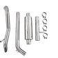MBRP 12 Jeep Wrangler/Rubicon 3.6L V6 Cat Back Single Rear Exit Off-Road 409 Exhaust