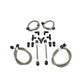 Snow Performance Water Quad Nozzle Stainless Steel Braided Line Upgrade