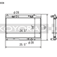 Koyo 14-19 Ford Fiesta ST 36mm Hyper Core + NFLO Triple Pass Radiator
