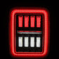 AlphaRex 19-24 Jeep Gladiator JT Nova-Series Prismatic LED Tail Lights - Black-Red