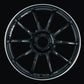 Advan RZII 17x8.0 +45 5x114.3 Racing Gloss Black & Ring Wheel