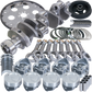 Eagle Chevy 350 1Pc 3.750in Crank 5.700in I-Beam Rod 4.060in Pistons 168 Tooth FP Balanced Assembly