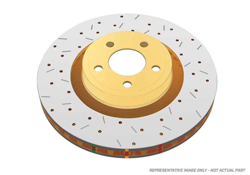 DBA 01-02 Ford Escape/Mazda Tribute Front Drilled & Slotted 4000 Series Rotor