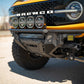 DV8 Offroad 21-25 Ford Bronco Tube Serries Front Bumper - Black Powdercoat