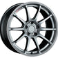 SSR GTV02 18x7.5 5x114.3 43mm Offset Flat Black Wheel