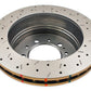 DBA 98-05 Lexus LX 470 / 98+ Toyota Landcruiser 100 Series Rear Drilled & Slotted 4000 Series Rotor