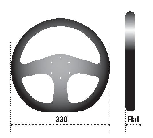 Sparco Strwhl L360 Ring Suede Black