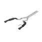 MBRP 2024Ford Mustang GT S650, 5.0 3in Cat-Back Dual Split Black-Coated Aluminized Steel