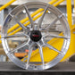 Vossen x Novitec NF10 22x12.5 ET:46 Brushed - Gloss Clear Ferrari 812 Superfast / GTS Rear Wheel