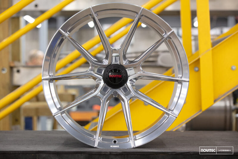 Vossen x Novitec NF10 22x12.5 ET:46 Brushed - Gloss Clear Ferrari 812 Superfast / GTS Rear Wheel