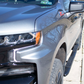 Fishbone Offroad 2019+ Chevrolet Silverado 1500 Double Cab Oval Side Steps - Black Textured