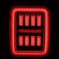 AlphaRex 19-24 Jeep Gladiator JT Nova-Series Prismatic LED Tail Lights - Black-Red