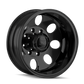 ION Type 167 20x8.25 / 8x200 BP / Low Offset / -2.93in BS / 142mm Hub Gloss Black Wheel