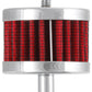 K&N Steel Base Crankcase Vent Filter 3/8in OD Tube  2in OD 1-1/2in Height