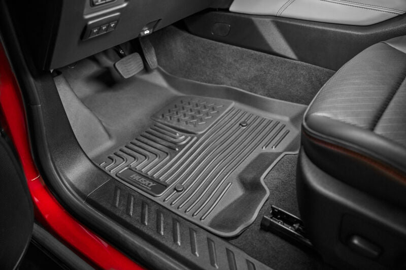 Husky Liners 25-26 Frord Expedition Weatherbeater Front & 2nd Seat Floor Liners - 3 Piece - Black