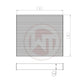 Wagner Tuning Universal Radiator Core - 264 x 240 x 96 (mm)