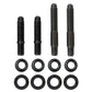 Moroso 2PC 5/16in-24 x 1.625in & 2 PC 5/16in-24 X 2.0in Long 12-Point Nuts Carb Stud Kit w/Bracket