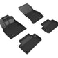 3D MAXpider 2018-2020 Audi Q5 Kagu 1st & 2nd Row Floormats - Black