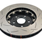 DBA 2010+ Camaro V8 SS Front Slotted 5000 Series 2 Piece Rotor Assembled w/ Black Hat