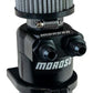 Moroso Dual Inlet -8AN Billet Breather Tank Catch Can - Black