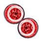 Oracle 04-12 Nissan Titan LED Fog Light Halo Kit - Red