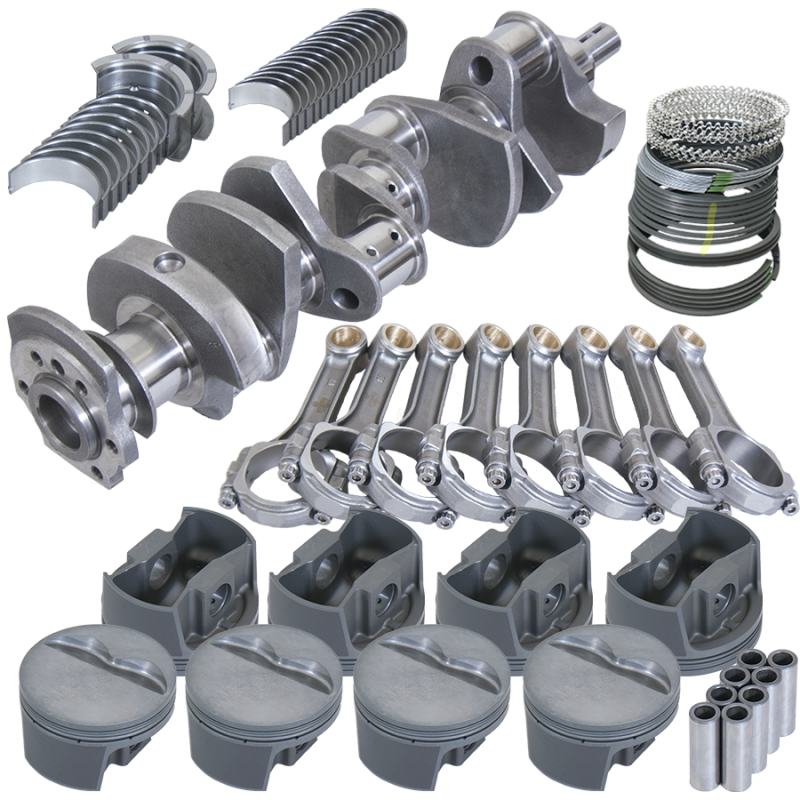 Eagle Chevy 350 3.750in Crank 5.700in I-Beam Rods -5cc Flat Top 4.040in Pistons Rotating Assembly