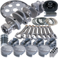 Eagle Chevy 454 1Pc 4.250in Crank 6.385in I-Beam Rods 4.320in Pistons 168 Tooth FP Balanced Assembly