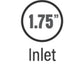 Magnaflow Muff GP 3.0 Dia 12in. 1.75/1.75 RP Direct Fit Converter