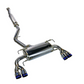 Remark 11-14 Subaru WRX/STI GR Hatch Sports Touring Cat-Back Exhaust - Burnt Quad Tips