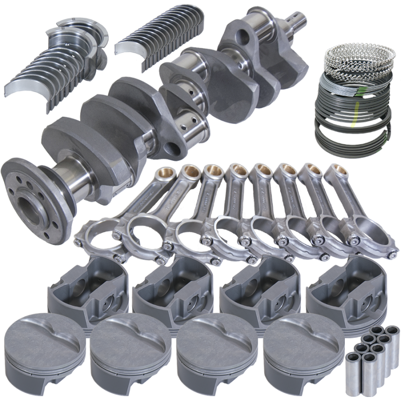 Eagle Chevy 350 3.750in Crank 6.000in I-Beam Rods -5cc Flat Top 4.060in Pistons Rotating Assembly