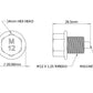 aFe POWER Magnetic Drain Plug M12 x 1.25 - Universal