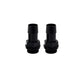 Mishimoto 2pcs. M20x1.5 5/8in Aluminum Catch Can Fittings - Black