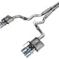 AWE 18-23 S550 Mustang GT SwitchPath Exhaust - Chrome Silver Tips