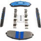 Timbren 23-26 Ford F-250/F-350 SD BES Severe Duty Semi-Metallic Brake Pads - Rear