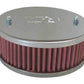 K&N Universal Custom Air Filter - Oval 1.375in Flange / 4.875in ID / 2.25in Overall Height