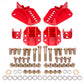 BMR 64-72 GM A-Body Coilover Conversion Kit Rear Adjust Shock Mt w/o CAB - Red