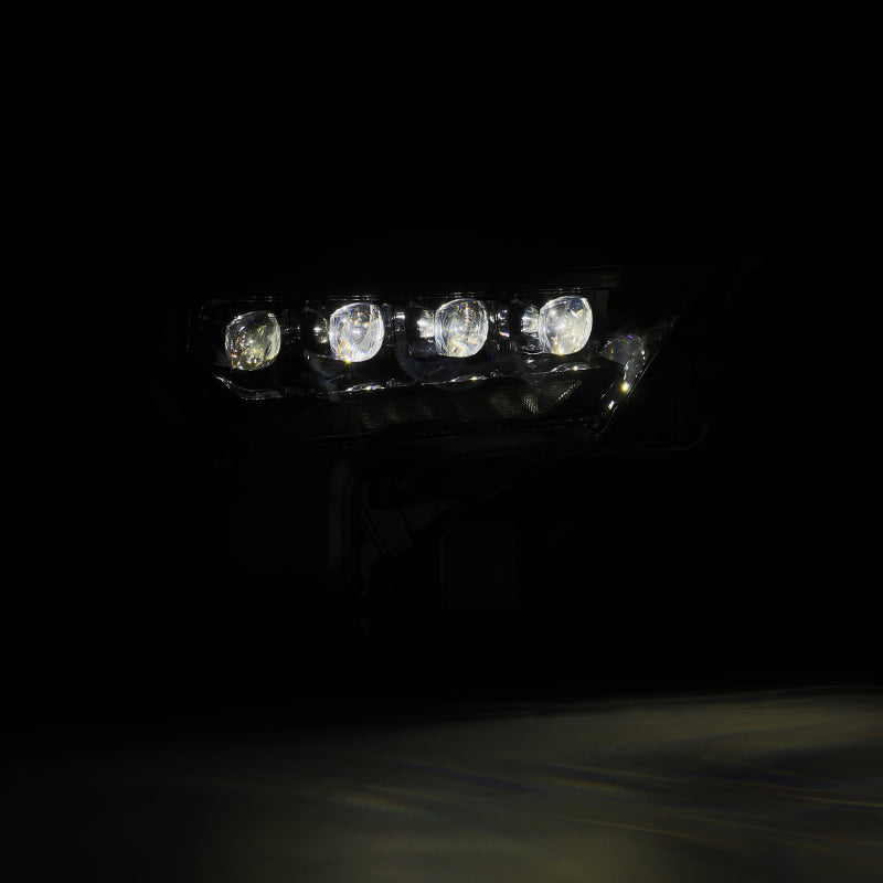 AlphaRex 22-23 Toyota Tundra/Sequoia LED Proj Headlights Alpha-Blk w/ Seq Activ Light/Seq Signal/DRL