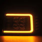 AlphaRex 92-96 Ford F-Series/Bronco NOVA-Series LED Proj Headlight Bk w/Actv Light SeqSig & SBDRL
