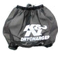 K&N Drycharger Wrap Pre Filter Black