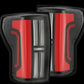 AlphaRex 07-13 Toyota Tundra Nova-Series LED Tail Lights - Black Red