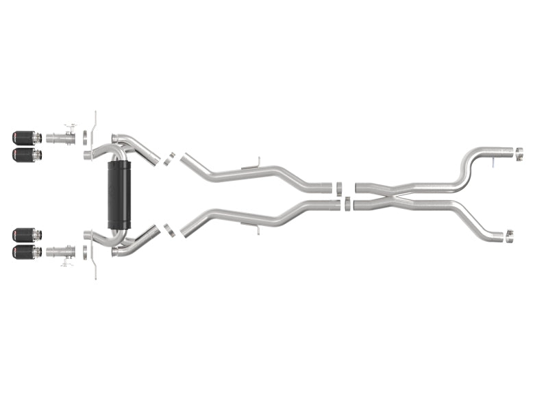 aFe 23-25 BMW M2 L6-3.0L (G87) MACH Force-Xp Cat-Back Exhaust w/ Carbon Fiber Tip