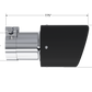 MBRP Universal Carbon Fiber Tip 4in OD / 2.5in Inlet / 7.7in L