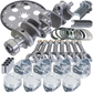 Eagle Chevy 350 1Pc 3.750in Crank 5.700in I-Beam Rods 4.060in Pistons 168 Tooth FP Balanced Assembly