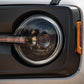 DV8 Offroad 2021-2025 Ford Bronco Black Headlights
