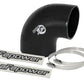 afe Magnum FORCE Intake Coupling Kit (3-1/2 IN to 3 IN ID x 90 Deg.) Elbow Reducing Coupler - Black