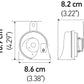 Hella Twin Trumpet Horn Kit 12V - BMW
