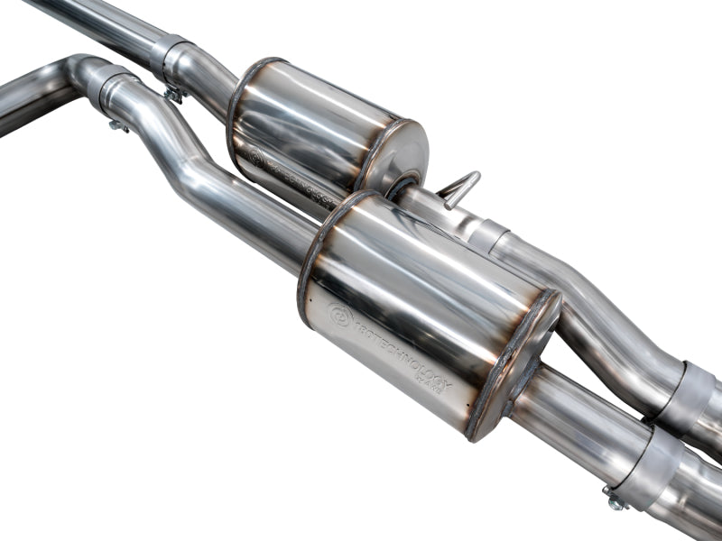 AWE Tuning 2025+ RAM 1500 RHO 3.0 I6 TT 0FG Dual Rear Exit Catback Exhaust - Diamond Black Tips