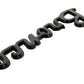 Ford Racing 21-24 Bronco Classic Script Fender Badge Kit - Gloss Black