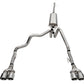 Corsa 19-23 Chevrolet Silverado 1500 Cat-Back Dual Rear Exit with Twin 4in Polished Pro-Series Tips