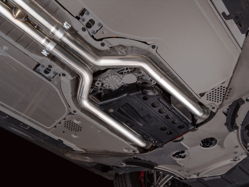 AWE BMW G90/G99 M5 Track Edition Catback Exhaust - Chrome Silver Tips